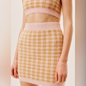 For Love & Lemons Cher Skirt Size L NWT